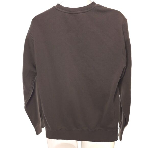 Vintage Nike Sweatshirt Mens Large Olive Crew Neck Sweater Swoosh - Picture 8 of 13